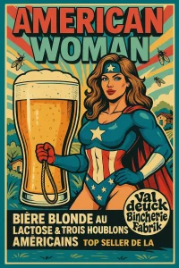 Bière blonde au lactose, dotée d’une robe dorée. Ses arômes sont apportés par des houblons américains qui développent une belle aromatique de fruits tropicaux. Bière onctueuse et peu amère.