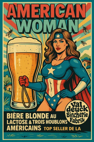 Bière blonde au lactose, dotée d’une robe dorée. Ses arômes sont apportés par des houblons américains qui développent une belle aromatique de fruits tropicaux. Bière onctueuse et peu amère.
