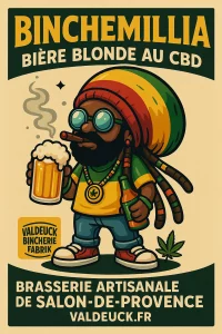 Potion brassée localement et sans arômes ajoutés. Cette bière blonde titre à 5.8% et est un savant mélange de malt d’orge de houblons et de CBD soigneusement sélectionné. Ses arômes floraux et herbacés vous surprendrons. A découvrir…
