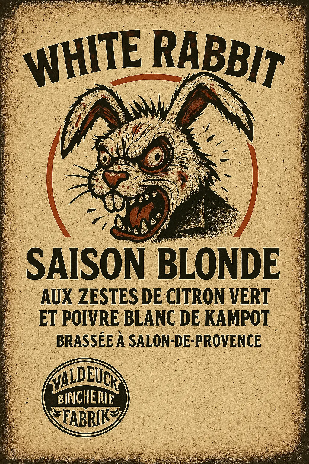 White Rabbit (33cl) valdeuck bincherie fabrik salon de provence