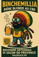 Potion brassée localement et sans arômes ajoutés. Cette bière blonde titre à 5.8% et est un savant mélange de malt d’orge de houblons et de CBD soigneusement sélectionné. Ses arômes floraux et herbacés vous surprendrons. A découvrir…