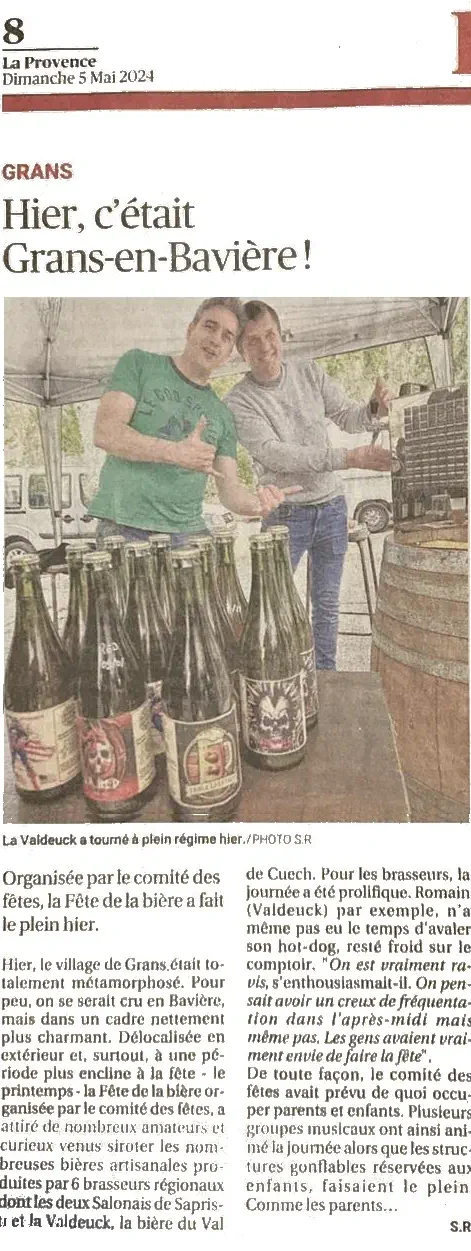 La Fête de la Bière à Grans - Valdeuck