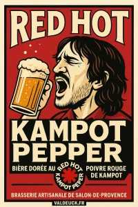 Red Hot Kampot Peppers (33cl) from Valdeuck Bincherie Fabrik